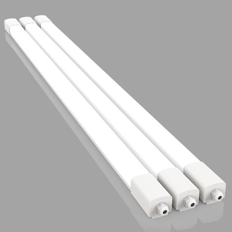 Amdelne LED Neon 60 cm LED 18W 1800 LM Blanc chaud 4000 K Tube néon, IP65 blanc- 3 pcs (1/5)