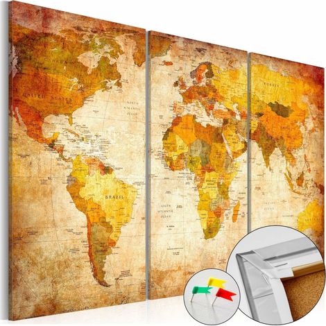 Tableau en liège voyage antique - 90 x 60 cm (1/5)
