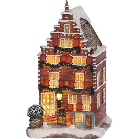 Luville Village de Noël Brun H18.5xl11.5xL10.5cm (1/5)