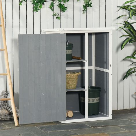 mobile contenitore 75x56x115 da esterno con ripiani OKMYHOME (1/3)