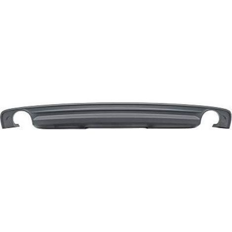 Spoiler de pare-choc arrière argent S-line Audi A4 5 B9 phase 1 2015-2019