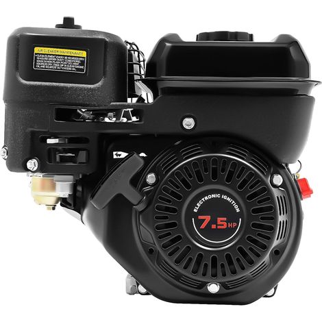 Moteur à essence 4 temps 7,5 CV 3600 tr/min pour Go, kart, nettoyeur haute pression et plus encore, puissant moteur de rechange, noir (1/5)