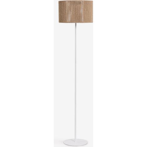 Lampada da terra solare LED wireless per esterni in ferro e corda intrecciata Krabi SKLUM             (1/5)