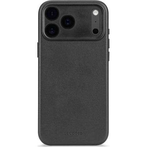 Decoded Leather Backcover iPhone 17 Pro Black (1/5)