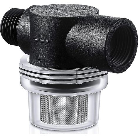Crépine de tuyau torsadée CREA de 1/2 pouce compatible avec les pompes Wfco ou Shurflo