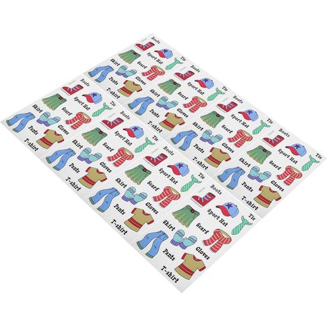 Étiquettes adhésives TOYANDONA pour tiroirs 8 feuilles (1/5)