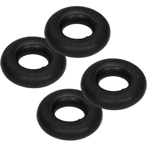 Lot de 4 Chambre à air - 3.00-4 260x85 mm - pour roue de diable Caoutchouc (1/4)