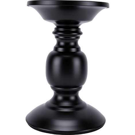 Bougeoir en fer Vintage, support en forme de colonne romaine avec Base robuste pour affichage de table, pièce décorative, petite (1/5)