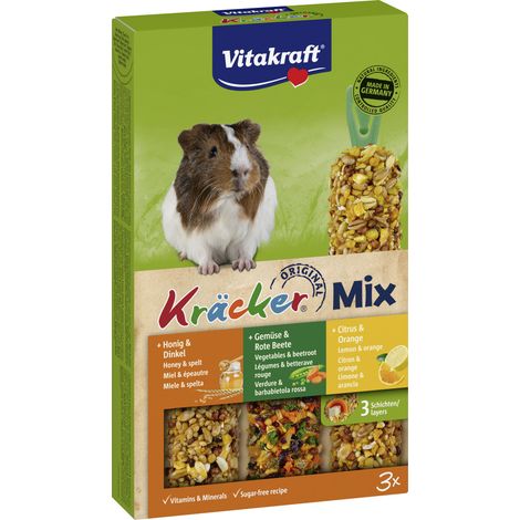 Vitakraft Kräcker®Trio Citrus Gemüse Honig 3 Stück / 168 g Snacks (1/3)