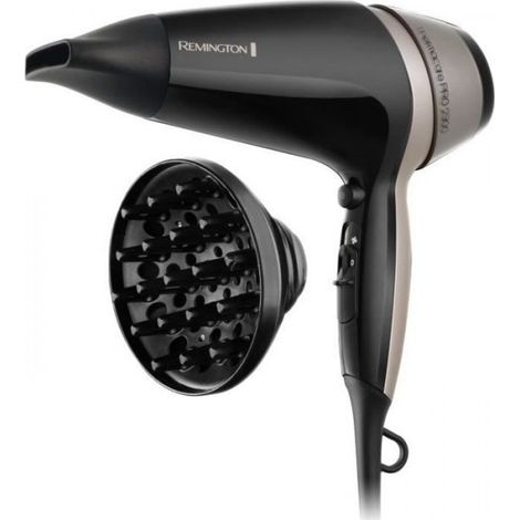 Seche Cheveux REMINGTON D5715 Seche-Cheveux Professionnel Ionique Thermacare 2300W, Grille Céramique, Chaleur Homogene (1/3)