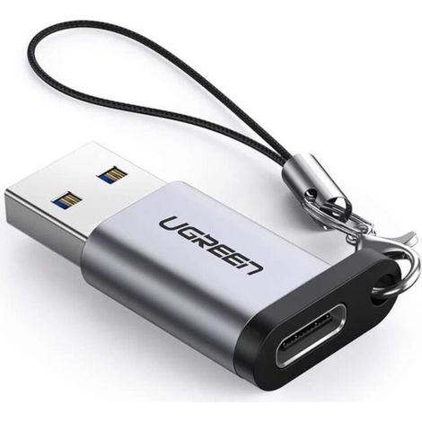 Adaptateur USB C vers USB A - UGREEN - Aluminium - Charge Rapide - Data Sync - 5Gbps