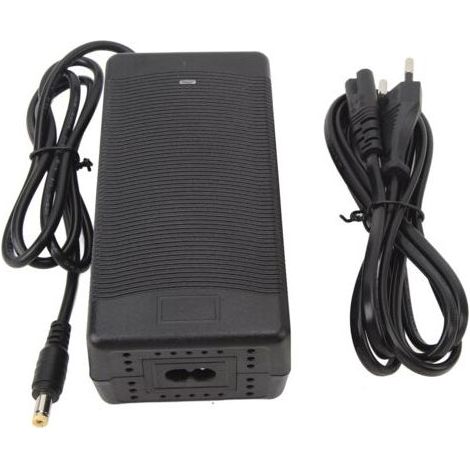 Chargeur de batterie pour vélo électrique 54,6 V 2 A, connecteur CC 5,5 x 2,1 mm, adaptateur secteur pour scooter électrique, prise UE, CA 100 à 240 V (1/5)