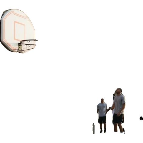 Canestro da basket, struttura in polietilene, design resistente agli agenti atmosferici, colore verde militare. (1/2)