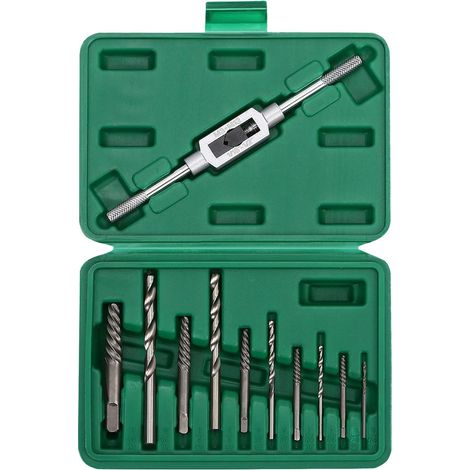 11Pcs Extracteurs de Vis Endommagées Boulons Cassés avec Boîte de Rangement (1/5)