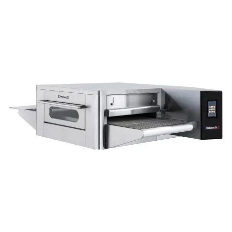 Four à pizza convoyeur digital 65 - 137 pizzas Ø 25 cm/h - L 2 190 x P 1 390 x H 575 mm - 18 400 W / 400 V - Casselin (1/2)