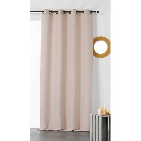 Rideau nid d'abeille 140 x 245 cm - 140 x 245 cm - Ficelle (1/2)