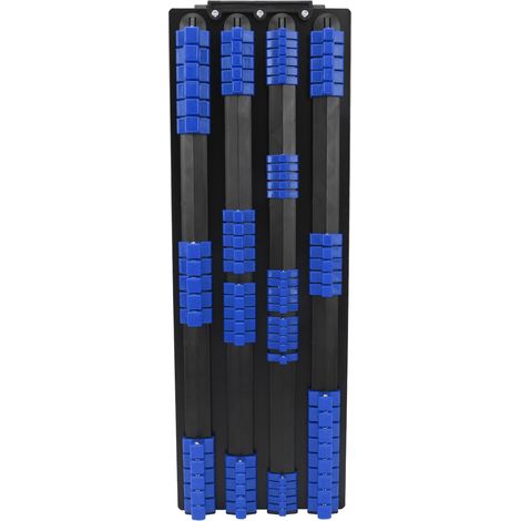 Organisateur de douilles robuste 80 pièces, supports portables pour douilles, 24 clips pour douilles de 1/2 pouce, 30 clips pour douilles de 3/8 pouce, 26 clips pour douilles de 1/4 pouce, bleu (1/5)