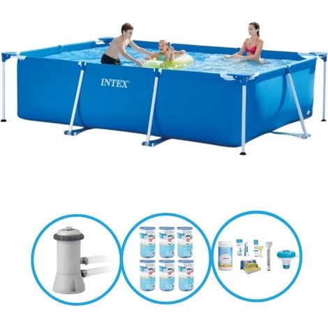Rechteckiger Frame Pool - 300x200x75 cm - 4-teilig S22352