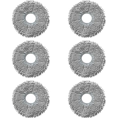 Lingette pour iRobot Roomba Plus 505 Combo / Roomba Plus 404 Combo [Lot 6] Serpillère lavable réutilisable Phonillico® (1/5)