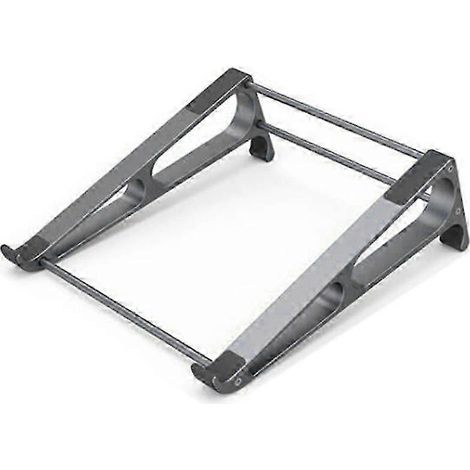 Support vertical pour ordinateur portable, amovible, en aluminium, avec rangement pour tablette 2 en 1, compatible avec les appareils de 14 à 17 pouces (grand format). (1/5)