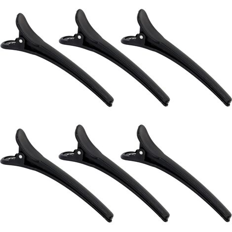 Fermaglio, pinza, mollette per capelli, parrucchieri, 6 pezzi. (1/2)