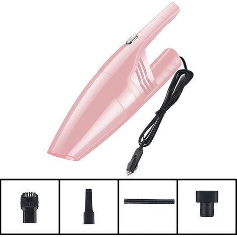 Aspirateur Portable Sans Fil 120 W - Aspirateur Humide Sec - Pour Voiture Et Maison - 35 x 9 x 9 cm - 400 g - Filtre Lavable - 4 Accessoires (1/5)