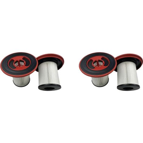 Lot de 4 filtres HEPA pour aspirateur Bosch Unlimited série 7 (compatible Bosch S7) - Accessoires pour aspirateur Bosch - Cartouche filtrante (1/5)