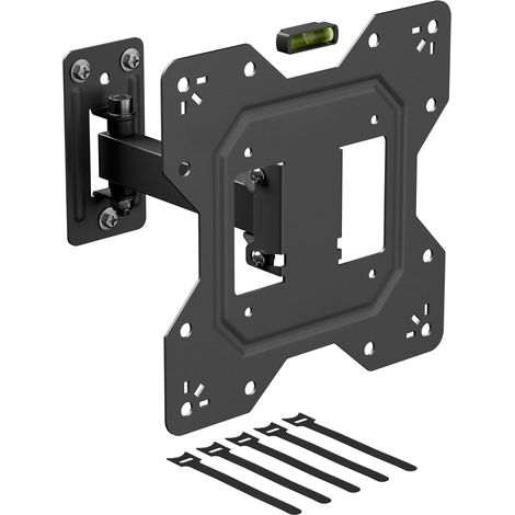 Support Mural TV pour 23 à 50 Pouces, Bras Unique d’Inclinaison et de Rotation, Formats VESA 100x100 mm à 200x200 mm - Peut Soutenir Un Poids Maximum de 30 kg (1/5)