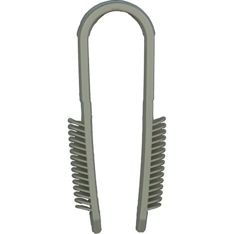 Cheville-pontets pour fixation de câbles jusqu'à 13mm de diamètre perçage à 6mm et pose manuelle boîte de 200 pièces