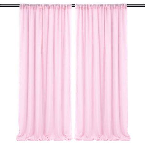 Rideau de scène pour décoration mariage extérieur, fond de scène pour fiançailles, draperie de cérémonie en extérieur, set de décoration événementiel. (1/5)