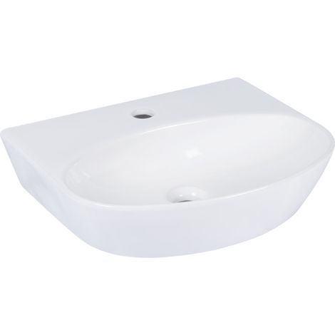 Primaster Waschbecken Keramik Amara 46 x 39 cm weiß