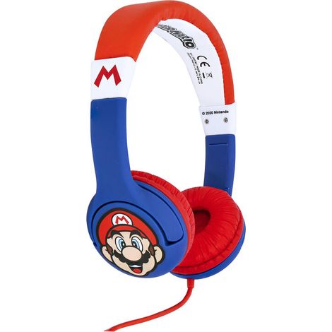 OTL Super Mario Azul/Rojo - Auriculares para niños (1/4)