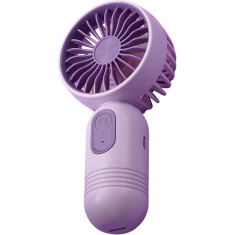 Tragbarer 500-mAh-Ventilator, Mini-USB-Ventilator mit Aufladbarkeit, leiser Ventilator mit 3 einstellbaren Geschwindigkeitsstufen, Taschenventilator für Büro, Reisen, Zuhause und Outdoor-Aktivitäten (1/5)