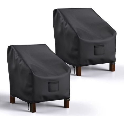 2 Housses Chaise Jardin – Oxford 2100D – Imperméable, Coupe-Vent, Résistant Froid (1/5)