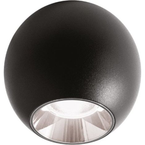 Plafoniera moderna gea led gpl391 led alluminio nero (1/5)