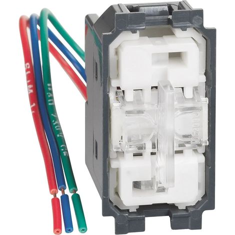 BTICINO K4027H Commutatore illuminato 1P a pulsante con posizione 1-0-2 LIVING NOW