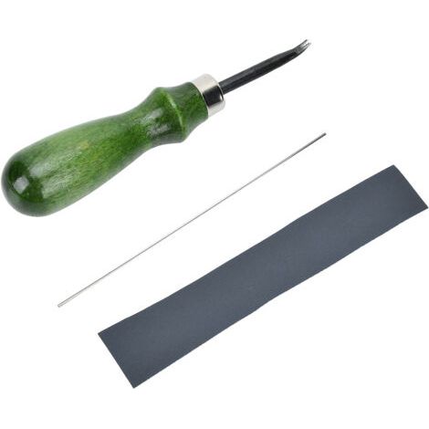 Biseauteuse professionnelle de 0,6 à 1,4 mm, accessoire de bricolage pour l'artisanat du cuir, outil de coupe de bord (1 mm) (1/5)