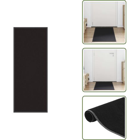 vidaXL Paillasson noir 60x150 cm (1/5)