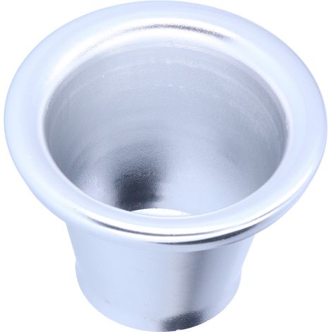 Embout d'admission d'air turbo 1,9 pouces, adaptateur de cône de vitesse en aluminium CNC, accessoire de modification auto, argenté (1/5)