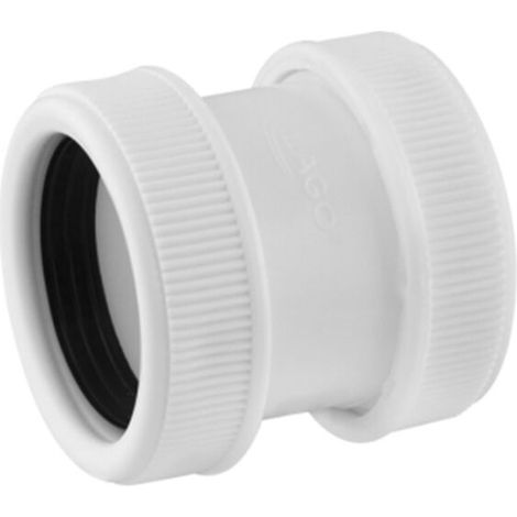 Manchon - Tube Lisse - PVC - Diamètre 40 mm - Pour Raccordement Plomberie Bâtiment (1/4)