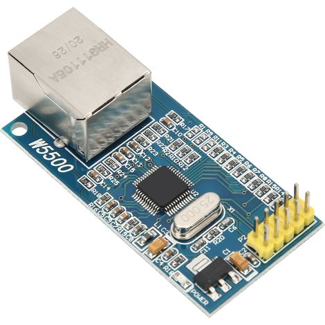 Module Ethernet W5500 TCP/IP Matériel 51/STM32 pour Microcontrôleur avec Réponse Automatique (1/5)