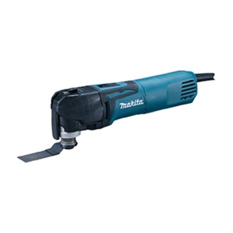 Makita – Outil multifonction 320 W – TM3010CX4J – Oscillation 6000-20000 min-1 – Pour bois dur et teck – Coffret MAKPAC (1/4)
