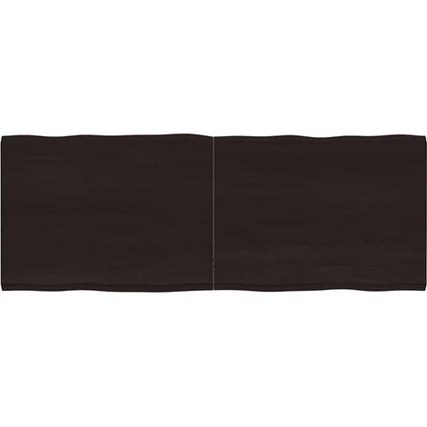 Tischplatte 160x60x(2-4) cm Massivholz Behandelt Baumkante