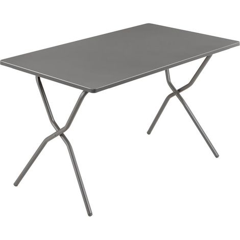 Faltbarer Gartentisch 1207072cm - Balcony - Acier - Grau Titane - Lafuma Mobilier