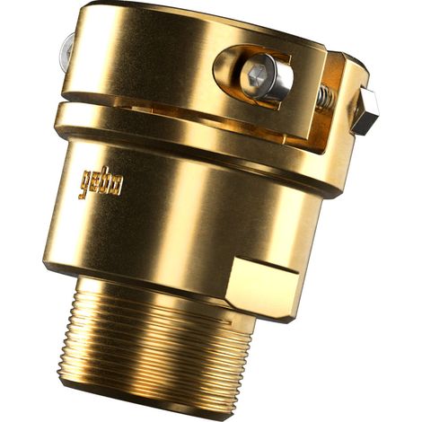 GEBO minigebo Kompaktadapter Messing - AG 1/2 Zoll x Ø 21,3 mm - für Stahlrohr (1/5)