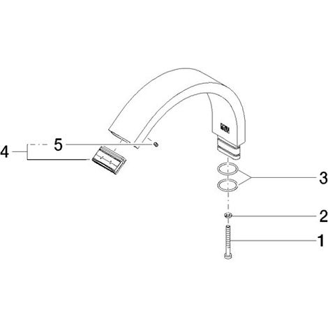 Dornbracht 90282220100-00 Bec pièces détachées