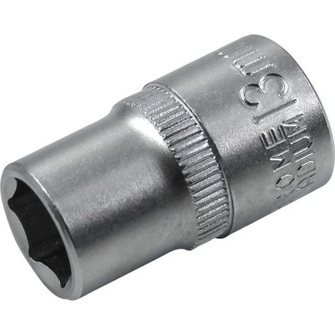 Faithfull 1/2in Drive 13mm Hex Socket - Chrome-Vanadium Steel (1/2)