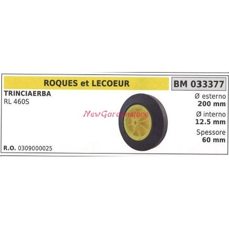 ROQUES ET LECOEUR Rueda segadora RL 460S 033377