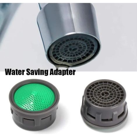 Filtre De Robinet - Aérateur Intérieur En Plastique ABS - Pour Lavabo Salle De Bain - 20 9 X 18 Mm - Adapté Filetage Intérieur 22 Mm Et Extérieur 24 Mm - 1 2 Ou 5 Pièces (1/4)
