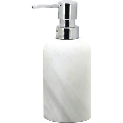 Distributeur de savon Marbre SANA Blanc Spirella (1/4)